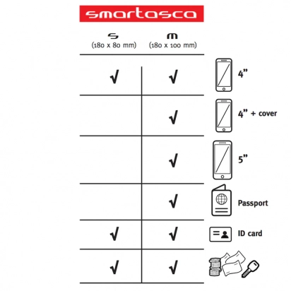 BAG SMARTasca S TRANSPARENT EFFETTO MARIPOSA