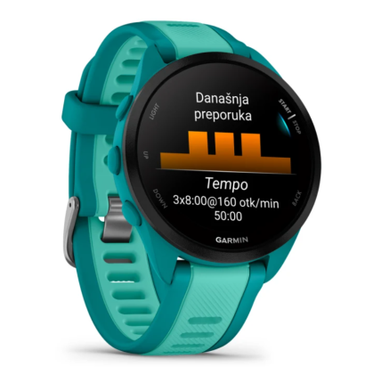 WATCH Forerunner® 165 MUSIC AQUAMARIN GARMIN