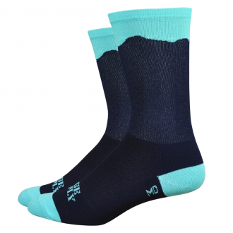 ČARAPE RIDGE SUPPLY DOUBLE GAP CRNO/PLAVE DEFEET