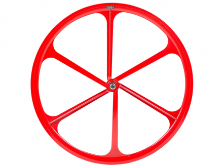 WHEEL REAR 6-SPOKE RED TENY