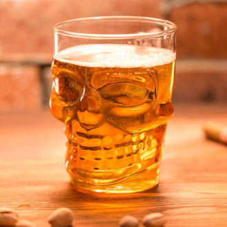 ČAŠA ZA PIVO 0.4L SKULL MAGS