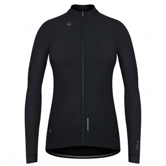 CYCLING JERSEY LONG SLEEVES PACER WOMAN JET BLACK GOBIK