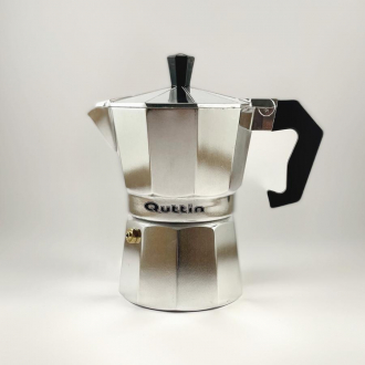 COFFEE MAKER MOKA 3 CUPS SILVER QUTTIN