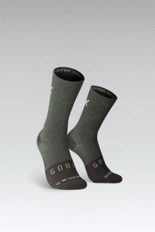 SOCKS WINTER MERINO UNISEX OLIVE GOBIK
