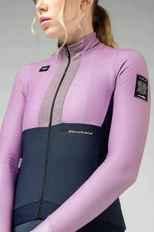 CYCLING JERSEY LONG SLEEVES HYDER BLEND WOMAN ORCHID GOBIK