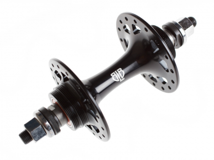 TRACK REAR HUB BLACK 28H BLB