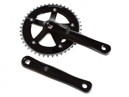 CRANKSET FREESTYLE 44T-165mm BLACK BLB