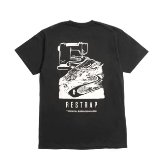 T-SHIRT LOGO BLACK RESTRAP