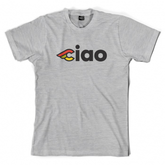 T-SHIRT CIAO GREY CINELLI