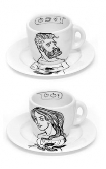 CUP SET 80ml ADAM I EVA POLONA