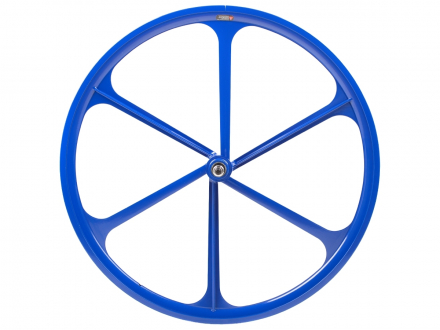 WHEEL FRONT 6-SPOKE BLUE TENY