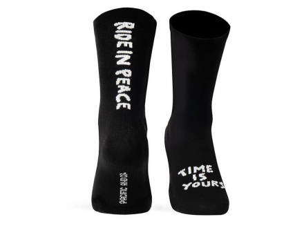 SOCKS RIDE IN PEACE BLACK PACIFIC AND COLORS