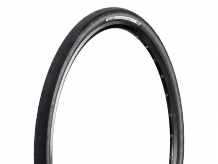 TIRE 700X23C GRAVELKING SLICK BLACK PANARACER