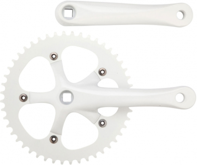 CRANKSET 44T-165mm WHITE PURE FIX CYCLES