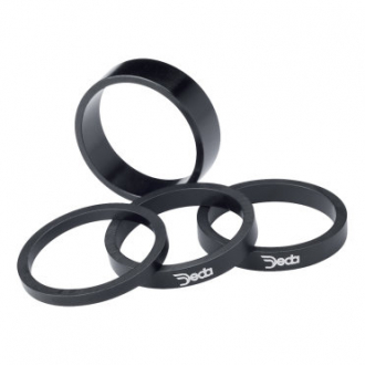 SPACER 1 1/8'' BLACK ALLOY 5mm DEDA ELEMENTI