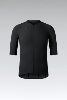 CYCLING JERSEY SHORT SLEEVES PHANTOM UNISEX JET BLACK GOBIK