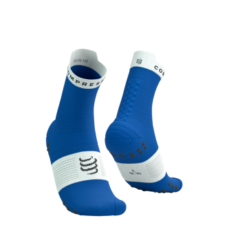 RACING SOCKS PRO 4.0 RUN HIGH PRINCESS BLUE/WHITE COMPRESSPORT