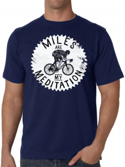 T-SHIRT MEDITATION BLUE CYCOLOGY