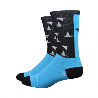 SOCKS ART PEDAL MAFIA BLACK/BLUE DEFEET