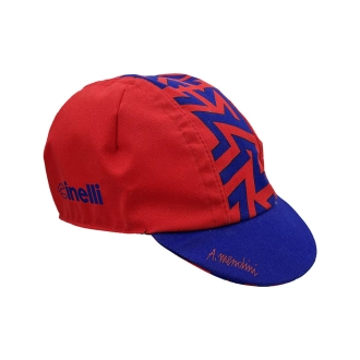 CYCLING CAP STILEMA TRE ROSSO BY ALESSANDRO MENDINI CINELLI