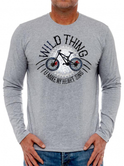 SHIRT LS WILD THING GREY CYCOLOGY