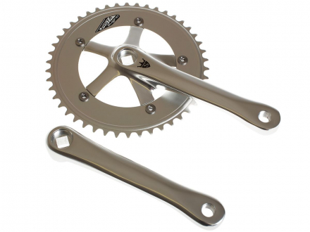 CRANKSET PISTA SILVER 46T - 170mm SUGINO