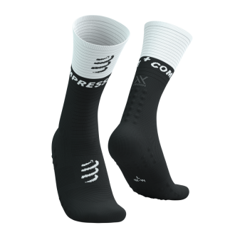 ČARAPE MID COMPRESSION 2.0 BLACK/WHITE COMPRESSPORT