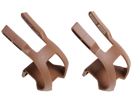 CLIPS PLASTIC BROWN M BLB