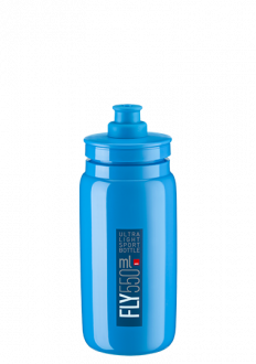 WATER BOTTLE BLUE 550ml BLACK LOGO ELITE
