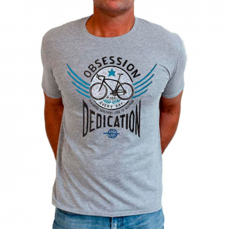 T-SHIRT BIKE OBSESSION GREY CYCOLOGY