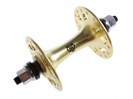 TRACK FRONT HUB YELLOW GOLD 32H BLB