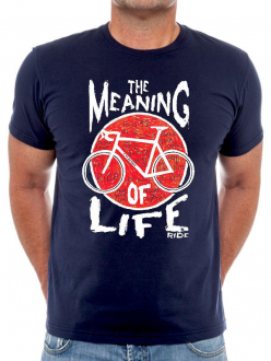 MAJICA MEANING OF LIFE PLAVA CYCOLOGY