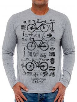 MAJICA DUGI RUKAV BIKE MATHS SIVA CYCOLOGY