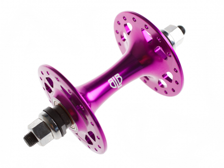 TRACK FRONT HUB PURPLE 32H BLB