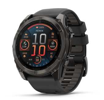 SAT Fenix™ 8 – SAPPHIRE AMOLED 51mm CARBON GREY/TITANIUM GARMIN