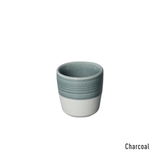 ESPRESSO CUP 80ml DALE HARRIS CRACKLE GLAZE CHARCOAL LOVERAMICS