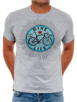MAJICA BIKE LIFE SIVA CYCOLOGY