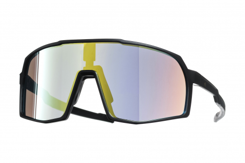 SUNGLASSES VISION GOLDEN LENS MATT BLACK APPROVED