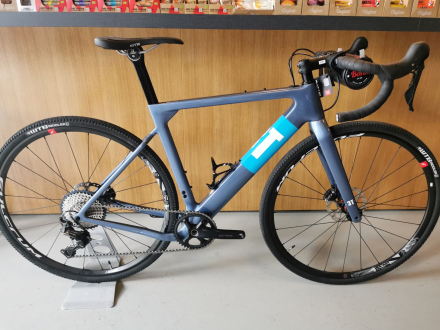 BICYCLE EXPLORO FM PRO GRX GREY/BLUE 3T - Size L