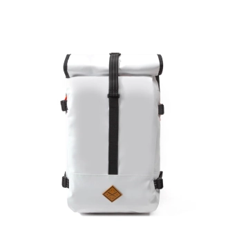 BACKPACK ROLLTOP 22L WHITE RESTRAP
