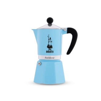 MOKA RAINBOW 3 CUPS BLUE BIALETTI