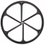 WHEEL REAR 6-SPOKE BLACK TENY