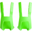 CLIPS PLASTIC GREEN M BLB