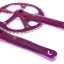 CRANKSET TRACK 46T-165mm PURPLE BLB