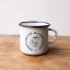 MUG ENAMEL 400ml BUT FIRST COFFEE COIS CC