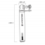 MINI-PUMP AIRSTIK 2STAGE SILVER BLACKBURN