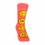 SOCKS SMILEY CORAL PACIFIC AND COLOR