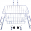 BASKET1352 MEDIUM PLUS BASKET SILVER WALD