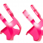 CLIPS PLASTIC PINK M BLB