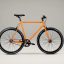 BICYCLE FIXIE ORANGE SIECH